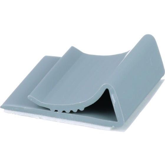 【お取り寄せ】パンドウイット フラットケーブル固定具 ゴム系粘着テープ付き グレー(100個) FC...