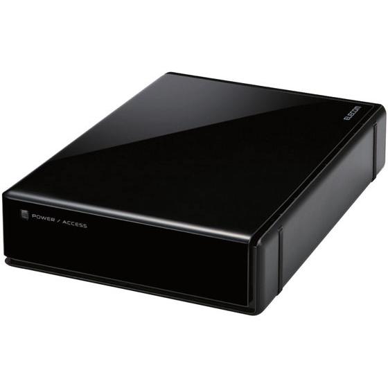 エレコム 外付けハードディスク 4TB ELD-REN040UBK ハードディスク 外付けドライブ ...