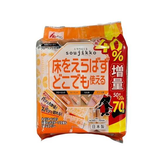 【お取り寄せ】アイム ミラクルくるsoujikko 粘着クリーナー フローリング共用 3巻入