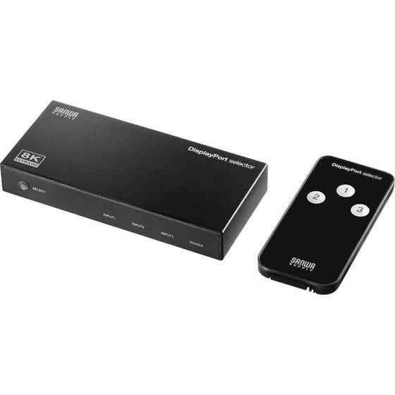 【お取り寄せ】サンワサプライ 3入力1出力DisplayPort切替器 SW-DP31R 切替機 分...