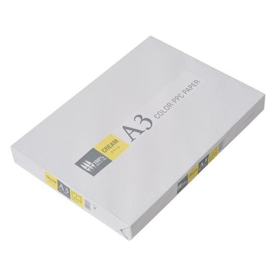 APPJ カラーコピー用紙 クリーム A3 500枚 CPY002 Ａ３サイズ イエロー系 黄 カラ...