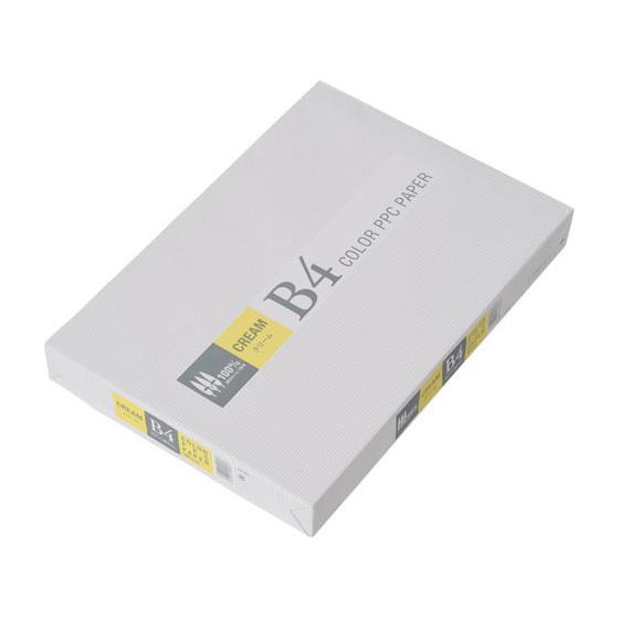 APPJ カラーコピー用紙 クリーム B4 500枚 CPY003 Ｂ４サイズ イエロー系 黄 カラ...