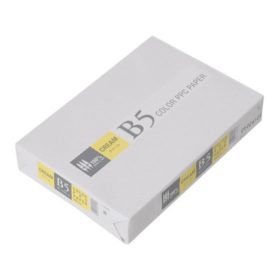 APPJ カラーコピー用紙 クリーム B5 500枚 CPY004 Ｂ５サイズ イエロー系 黄 カラ...