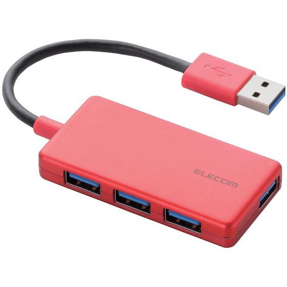 【お取り寄せ】エレコム USB3.0ハブ コンパクト 4ポート U3H-A416BRD