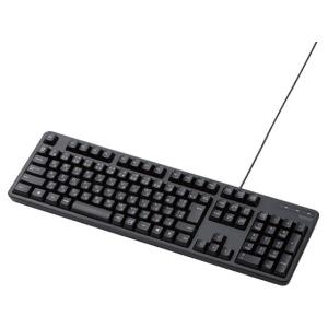 エレコム 有線キーボード TK-FFCM01BK（ブラック） キーボード本体