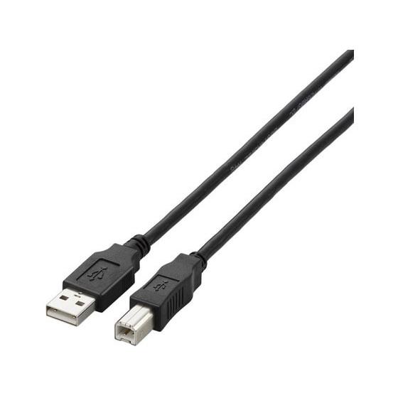 【お取り寄せ】エレコム USB2.0ケーブル A-Bタイプ 5m ブラック U2C-BN50BK Ｕ...