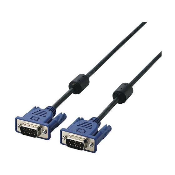 エレコム RoHS準拠 D-Sub15ピン ミニケーブル 1m CAC-10BK RS ディスプレイ...