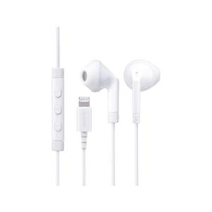 Lightning接続ヘッドホンマイク FAST MUSIC EHP-LF10IMAWH ホワイトの商品画像