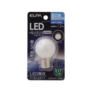 ELPA(エルパ):LED電球G30形E17 LDG1L-G-E17-G241 : イチネンネットmore
