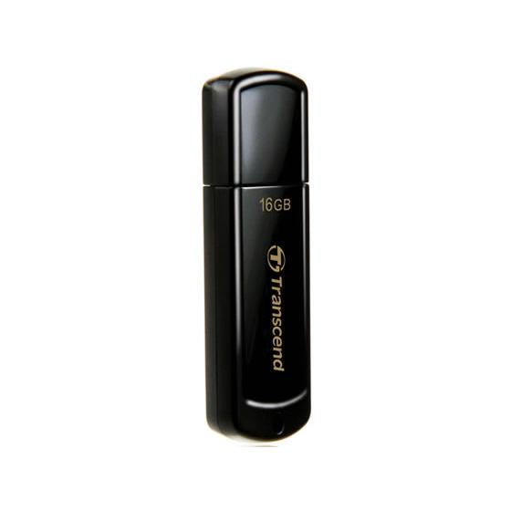 トランセンド USB2.0キャップ式USBメモリ 16GB ブラック TS16GJF350 ＵＳＢメ...