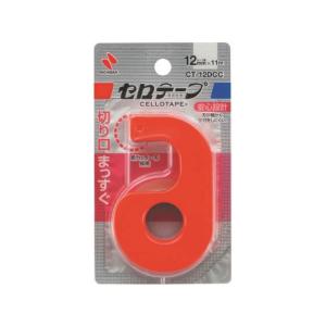 ニチバン セロテープ小巻カッター付まっすぐ切れるタイプクリムゾンレッド