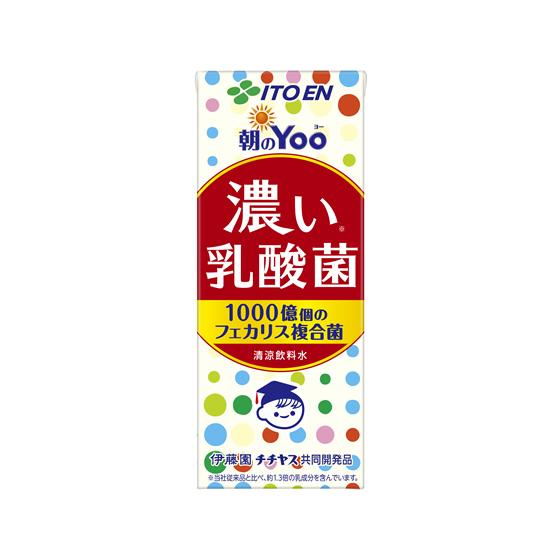 伊藤園/朝のYOO 濃い乳酸菌 200ml  ジュース 清涼飲料 缶飲料 ボトル飲料