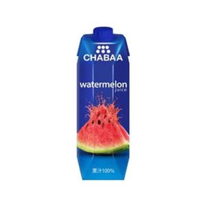 ハルナプロデュース CHABAA 100％ジュース ウォーターメロン 1000ml 紙