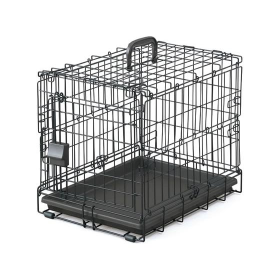 【お取り寄せ】アイリスオーヤマ 折りたたみ ケージ アイアンブラックカラー OKE-450R ケージ...