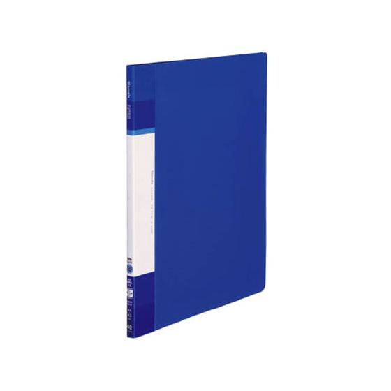 コクヨ クリヤーブック(Glassele)固定式A4 背Pサイドスロー ブルー Ａ４ 固定式クリヤー...