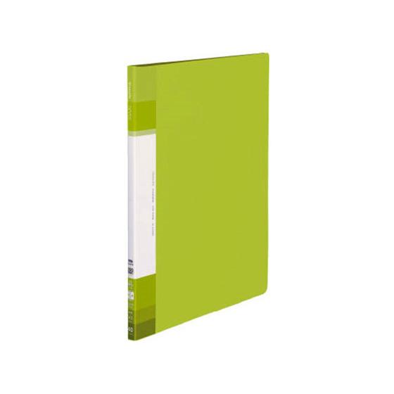 コクヨ クリヤーブック(Glassele)固定式A4 背Pサイドスロー ライトグリーン Ａ４ 固定式...
