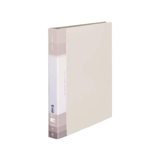 コクヨ クリヤーブック(Glassele)替紙式背ポケットワイドA4オフホワイト Ａ４ 差替式クリヤ...