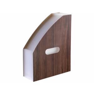 セキセイ WOODSSTYLE ドキュメントスタンド A4タテ ダークブラウン