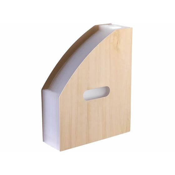 セキセイ WOODSSTYLE ドキュメントスタンド A4タテ ナチュラルブラウン 書類ファイル ケ...