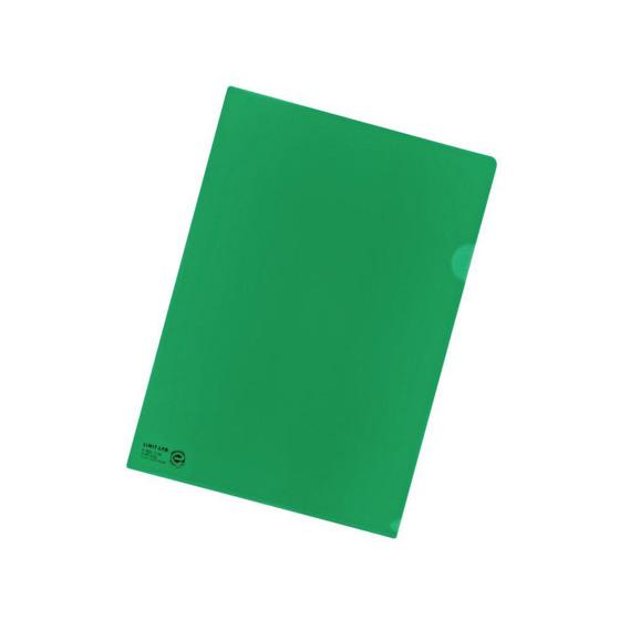 【お取り寄せ】リヒトラブ/カラークリヤーホルダー(エコマーク) A4 緑 50枚/F78EC-7  ...