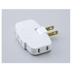 朝日電器 コーナータップ ホワイト 3個口 L...の詳細画像1