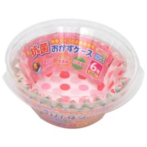 【お取り寄せ】エムエーパッケージング 抗菌 おかずケース 水玉 6号 40枚 お弁当 キッチン雑貨