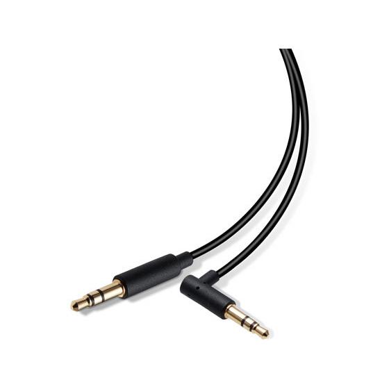 【お取り寄せ】エレコム AUXケーブル φ3.5オス-オス L字スリム 1m AX-35ML10BK...