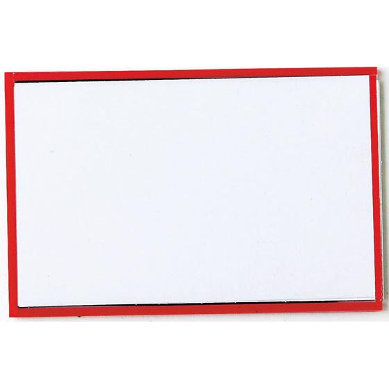 【お取り寄せ】西敬 マグネットケース 92×61mm 赤 10個 CMC-0R マグネット見出し マ...