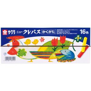 サクラクレパス ニュークレパスかくがた 16色 ...の商品画像