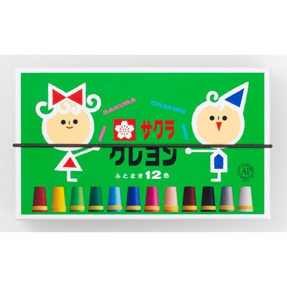 【お取り寄せ】サクラクレパス クレヨン太巻 12色 LY12R １２色セット クレヨン パステル 画...