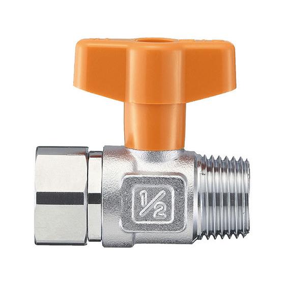 【お取り寄せ】SANEI ナット付ボールバルブ V66B-13 住設 水廻り 土木 建築資材