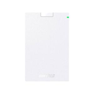 【お取り寄せ】バッファロー USB3.1 ポータブルHDD ホワイト 2TB HD-PCG2.0U3-GWA ハードディスク 外付けドライブ ＵＳＢメモリ パソコン 家電