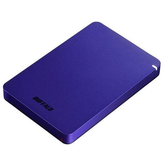 【お取り寄せ】バッファロー USB3.1ポータブルHDD 1TB ブルー HD-PGF1.0U3-B...