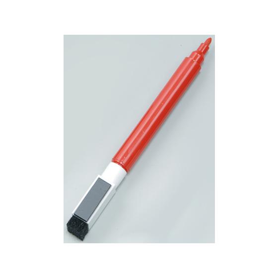 【お取り寄せ】馬印 ホワイトボード用マーカー 細字 赤イレーザー付×20本 BBB-R 赤 レッド系...