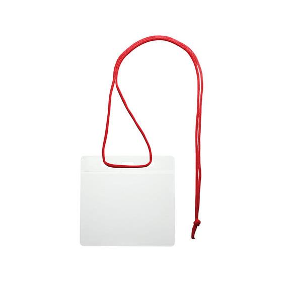 【お取り寄せ】ソニック イベント吊下げ名札 イベント用 50枚入 赤 VN-343-R イベント用簡...