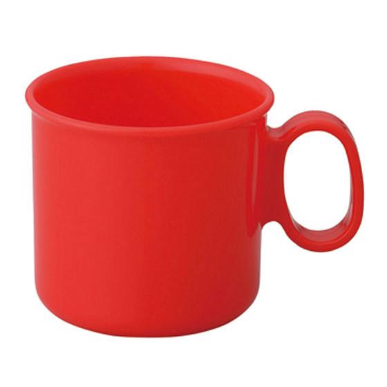 【お取り寄せ】エンテック 片手コップ220ml レッド NO.7041R キッチン雑貨