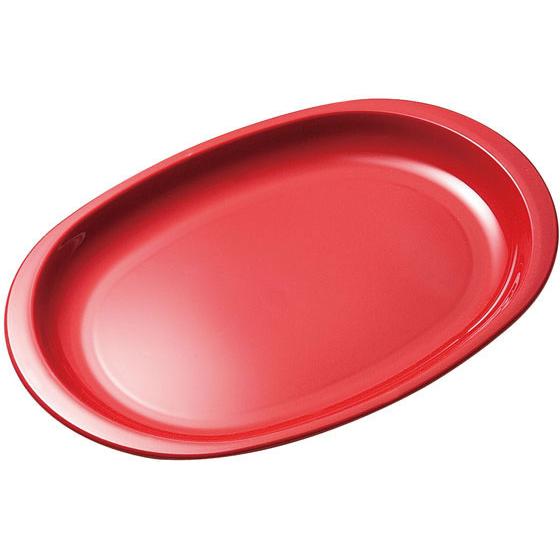 【お取り寄せ】エンテック ポリプロ小判皿 (レッド) NO.1707R 丼 椀 大皿 中華食器 キッ...