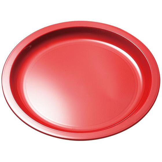 【お取り寄せ】エンテック ポリプロ丸皿26cm (レッド) NO.1708R 丼 椀 大皿 中華食器...