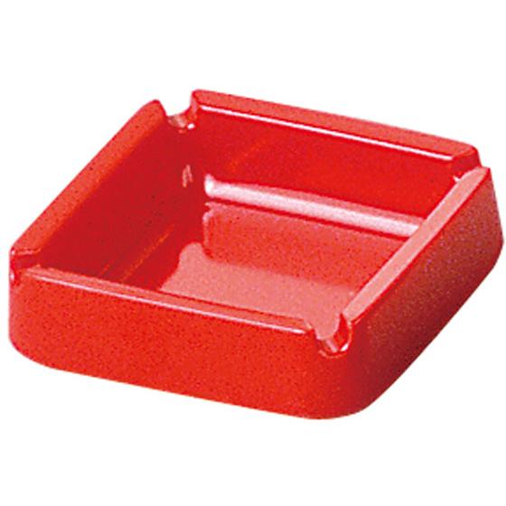 【お取り寄せ】エンテック カラー灰皿 (角) 赤 A-270R スタンダードタイプ 灰皿 テーブル ...