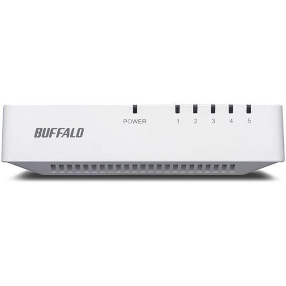 【お取り寄せ】バッファロー スイッチングハブ 電源外付 5ポート LSW4-TX-5EPL WHD ...