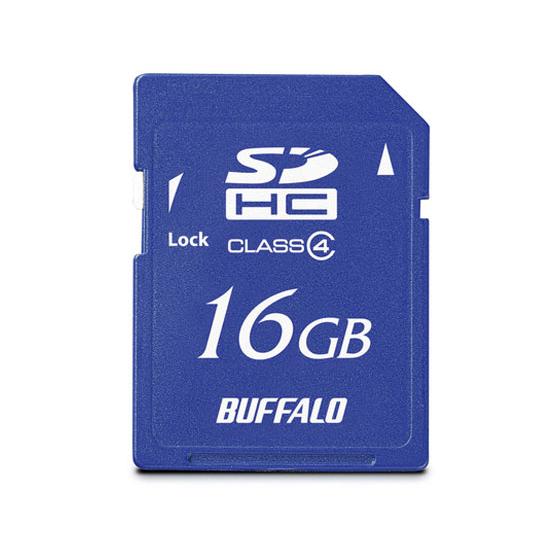 バッファロー Class4 SDHCカード 16GB RSDC-S16GC4B ＳＤ ＳＤＨＣメモリ...