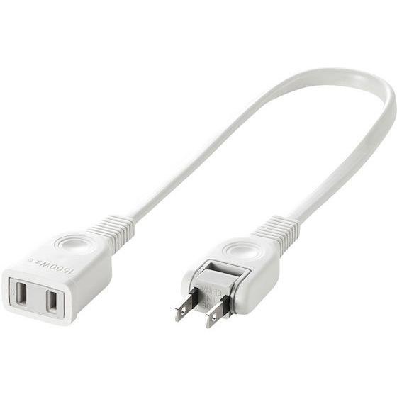 【お取り寄せ】サンワサプライ 電源延長コード 2P・0.3m TAP-EX21003 延長コード 電...