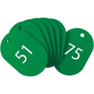 番号札 小判小 51〜75 緑 BF-72-GN