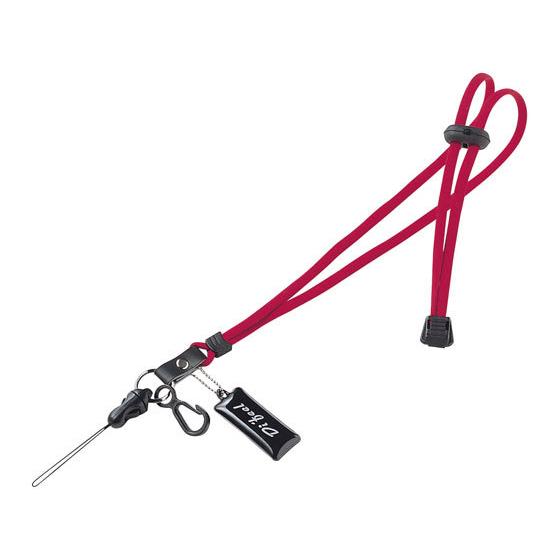 【お取り寄せ】サンワサプライ ネックストラップ 丸紐・レッド DG-ST8R スマートフォン関連品 ...