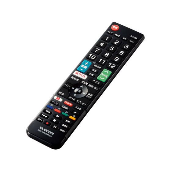 【お取り寄せ】エレコム かんたんTVリモコン ソニー用 ブラック ERC-TV02BK-SO テレビ...