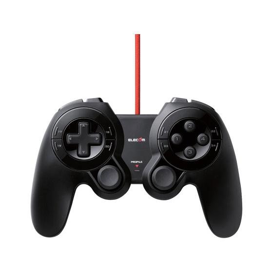 【お取り寄せ】エレコム マクロ機能搭載 DUX MMO有線ゲームパッド JC-DUX60BK パーツ...