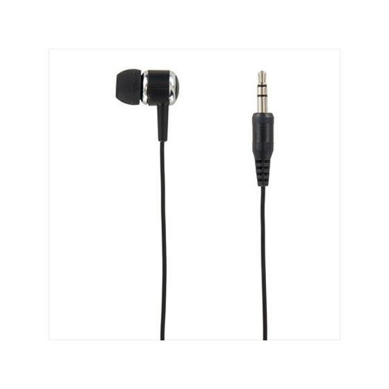 【お取り寄せ】ヤザワ カナル型片耳イヤホンステレオプラグ ブラック 5m TMS1065BK ヘッド...