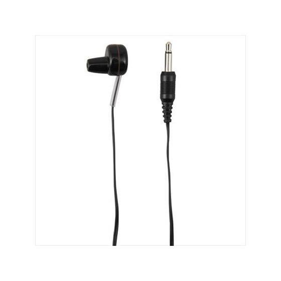 【お取り寄せ】ヤザワ ELP突起型モノラルイヤホン ブラック 5m TR105BK ヘッドホン イヤ...