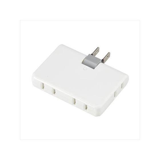 【お取り寄せ】ヤザワ 4個口コーナータップ ホワイト Y02C400WH 電源タップ ＯＡタップ 配...