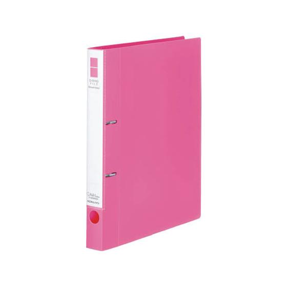 コクヨ Dリングファイル[スムーススタイル] A4タテとじ厚20mmピンク Ａ４ Ｄ型２穴リングファ...